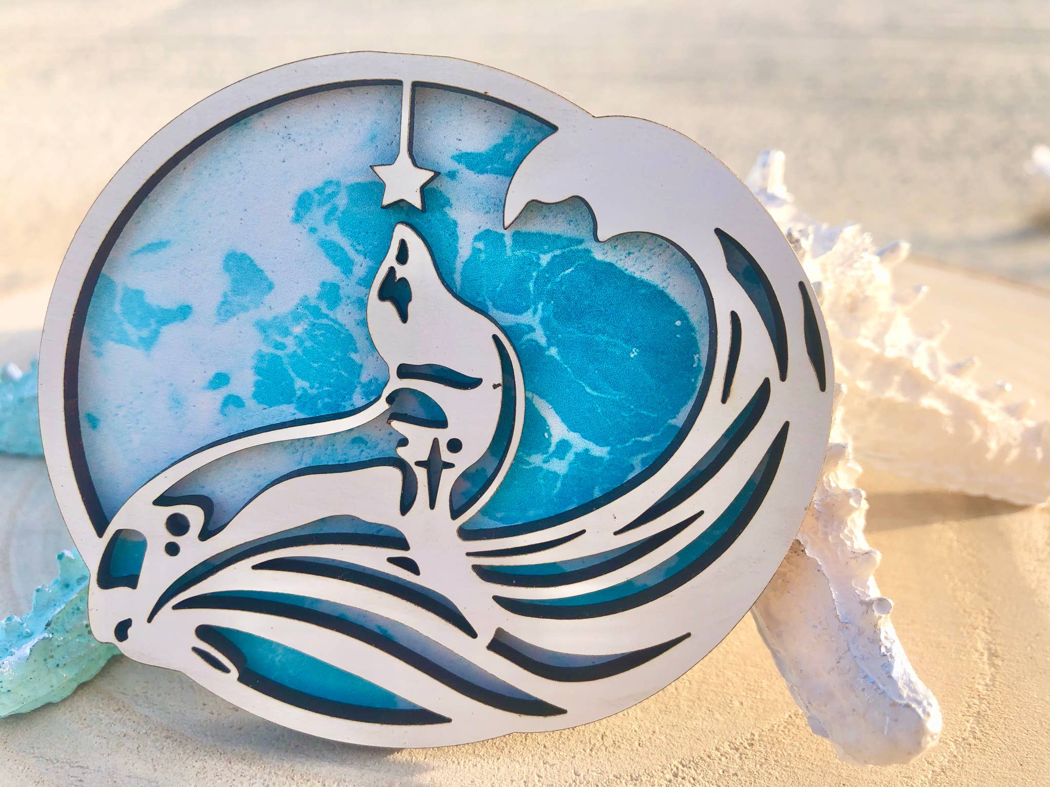 Wackadoodles - Wholesale Ornament - Customizable Seal Magnet/Ornament3