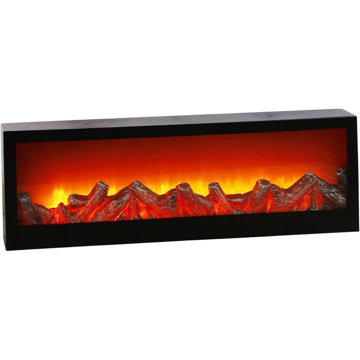 Cheminée décorative LED cheminée feu cheminée électrique 60x20 cm pour la vente par SchnappFreude
