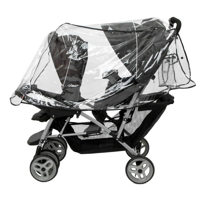 Nuby - Wholesale Stroller Cover/Accessory - Baby - Nuby Tandem Stroller Weather Shield, Clear Plastic Cover