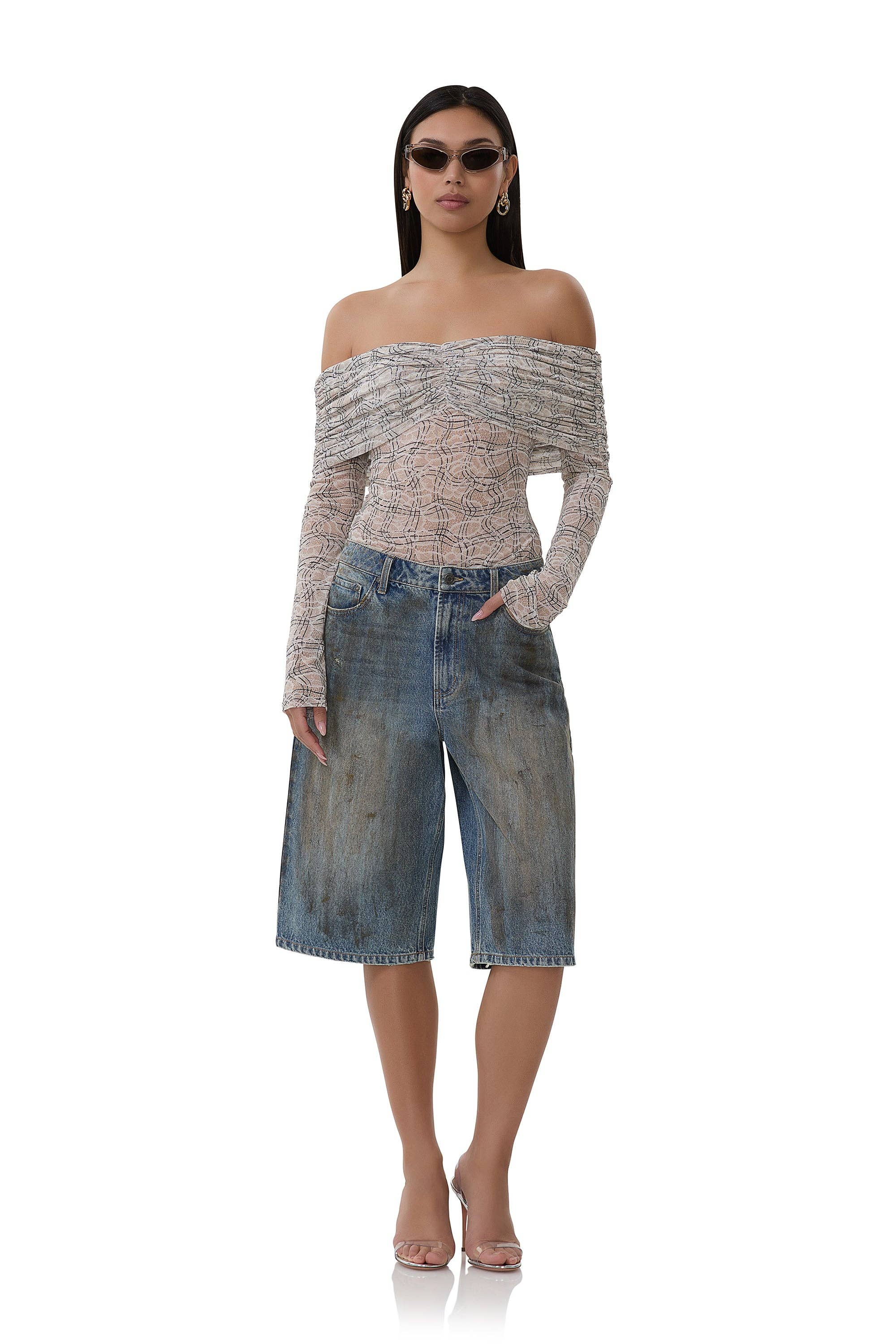 Lilith Top - Lace Plaid for wholesale on Faire0