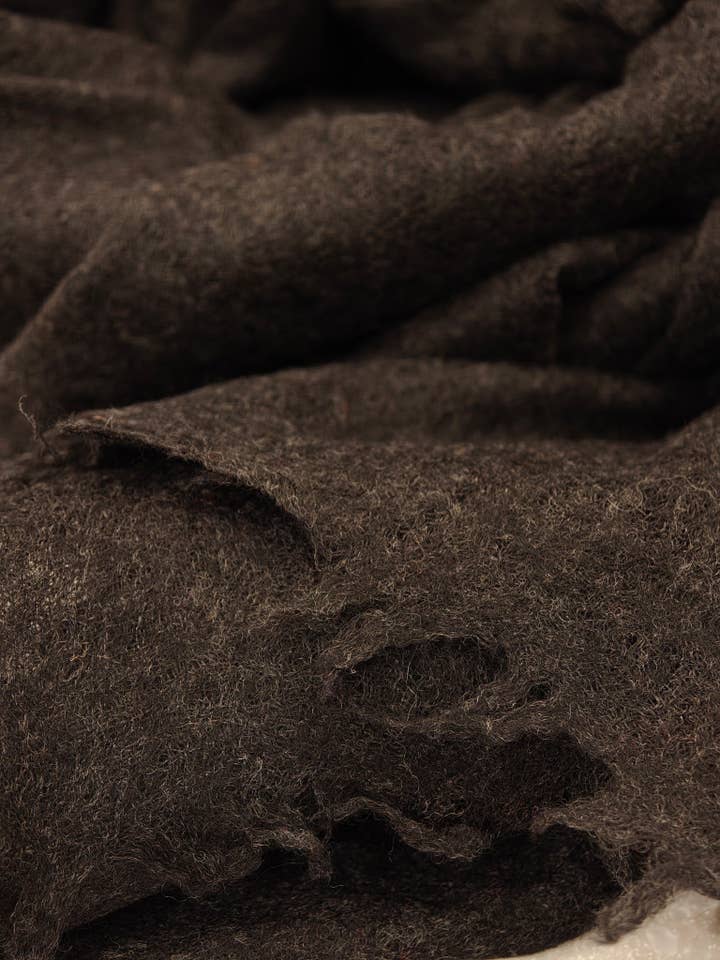 Midnight Veil Semi-Sheer Pure Cashmere Wrap for wholesale by Duo Plus