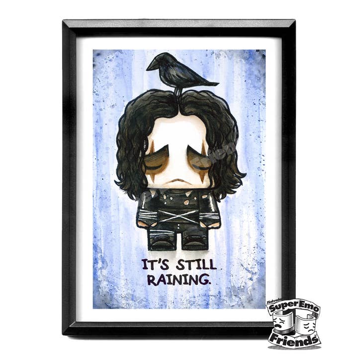 SuperEmoCwoe Inramad 5x7 Tryck för wholesale av SuperEmoFriends