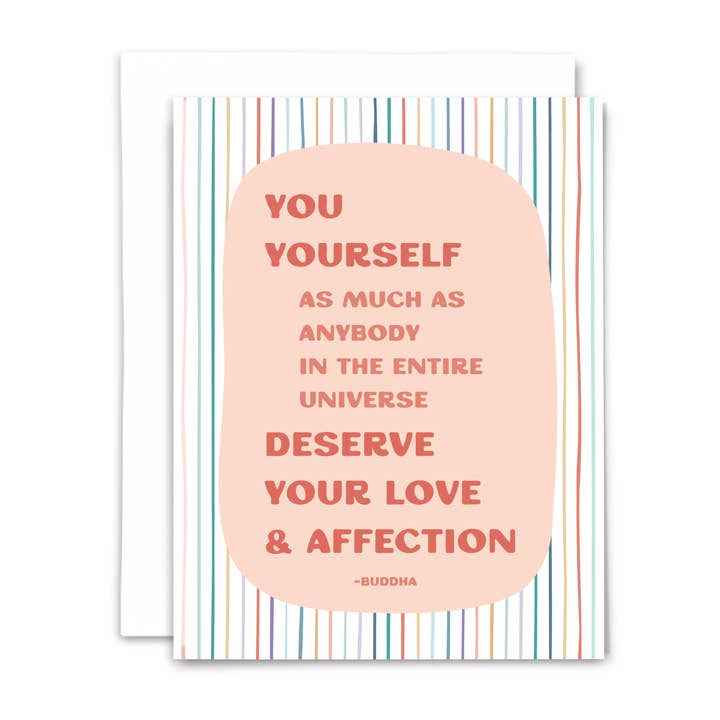 NEW! You yourself: greeting card for wholesale by and the moon will rise