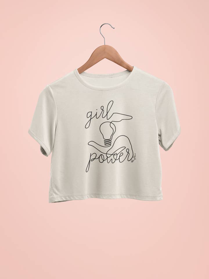 Girl Power Skizziertes Grafik-T-Shirt für den Großhandel von NG Creative