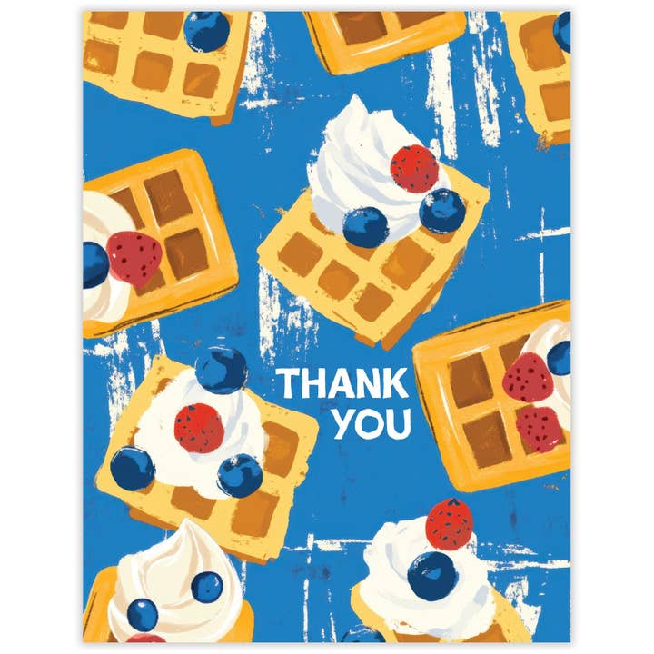 Scarecrow & Nut Tree - Wholesale Thank You Card - Waffles Thank You Card