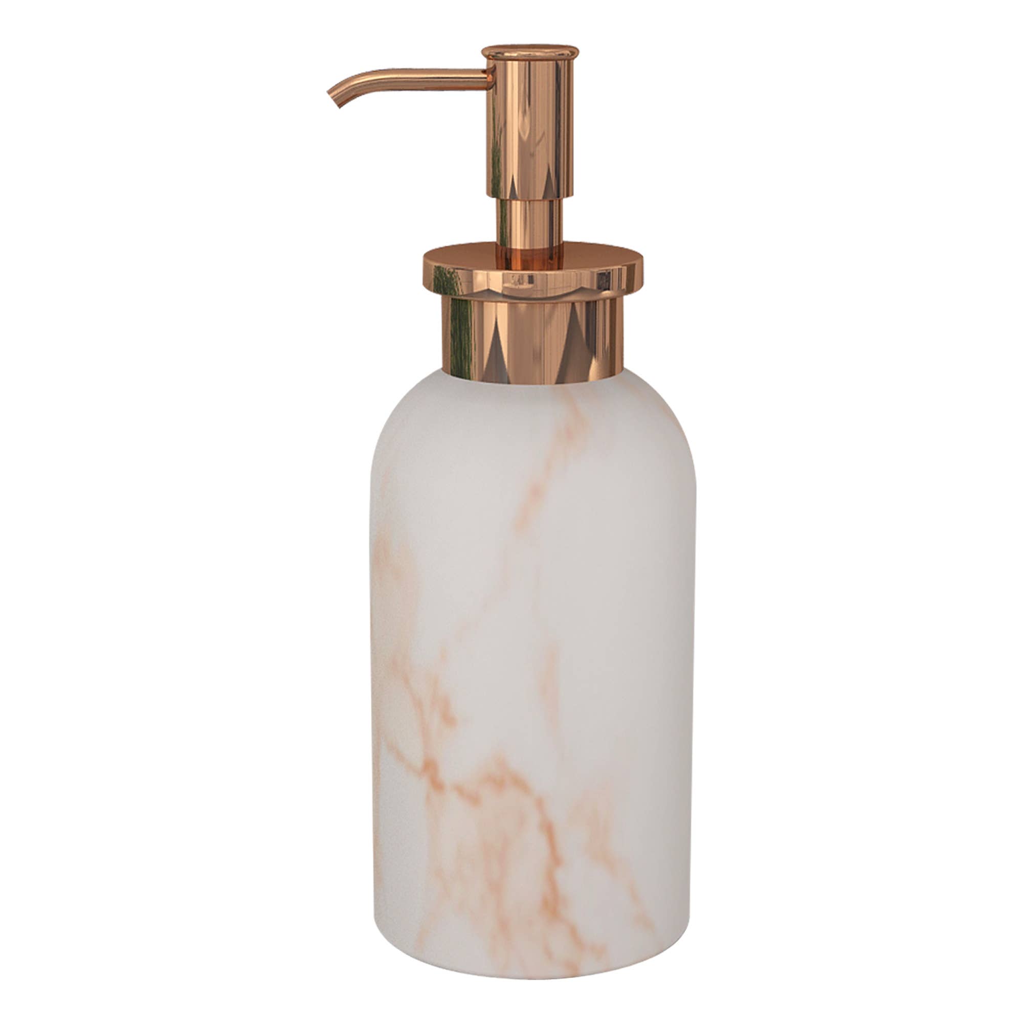 nu steel – wholesale Tvåldispenser – Misty Rose Gold Marble Finish flytande tvål Pump0