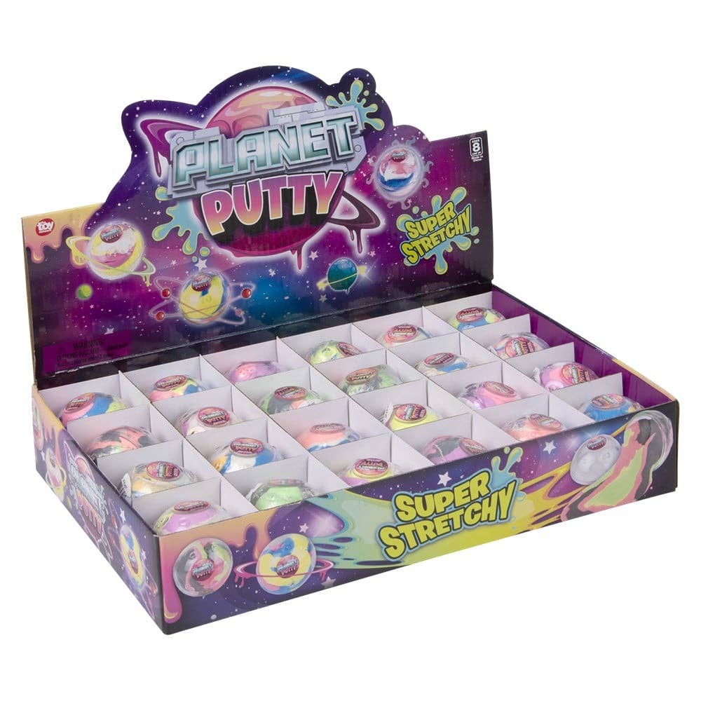 La Luna Bella - Toys – wholesale Klassisk leksak - Barn – 2" Planet Stretch Putty Orb 24 st - LLB Toys6