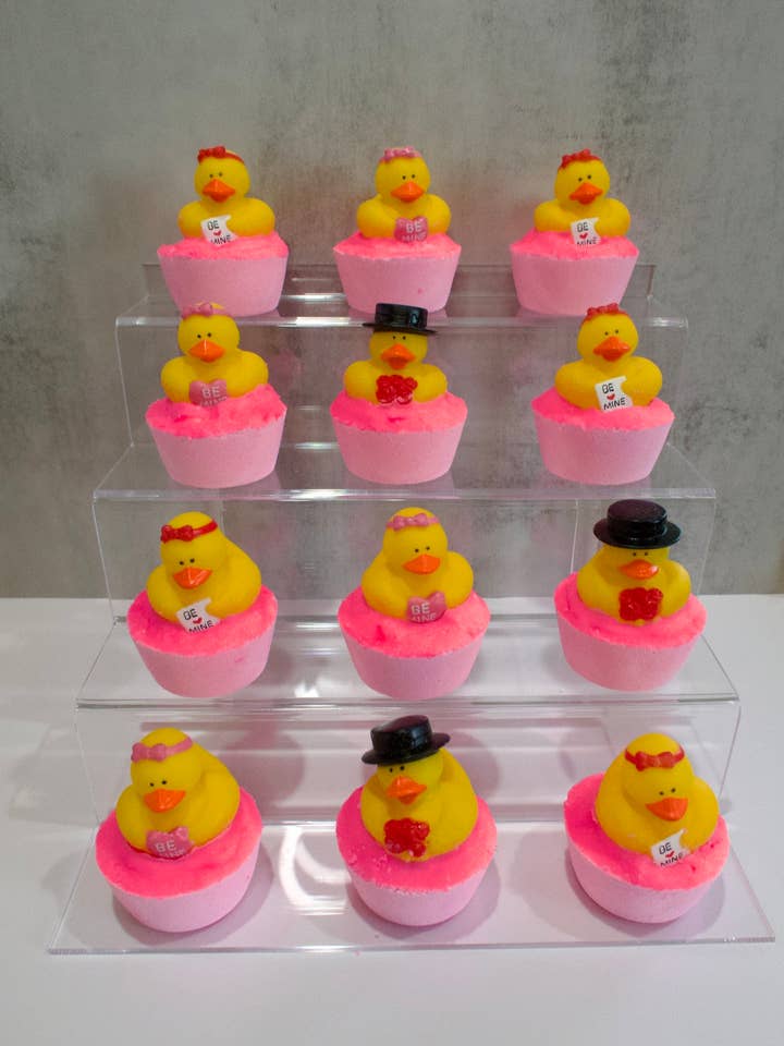 Valentine Bath Bombs with display, Bath bombs for kids for wholesale by Sassy Bubbles