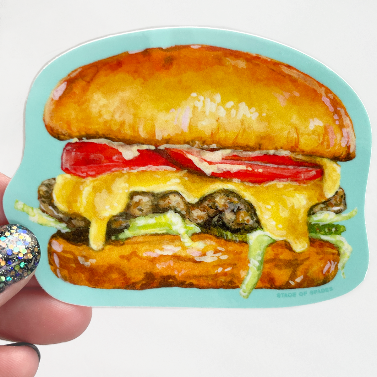 stace of spades - Wholesale Sticker - Stickers voor voedselillustratie6