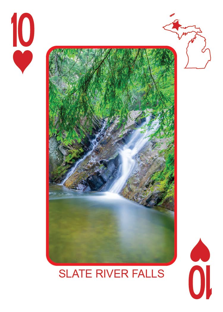 Phil Stagg Photography - Wholesale Playing Cards - WATERFALLS OF MICHIGAN - Playing Cards - Euchre Friendly37