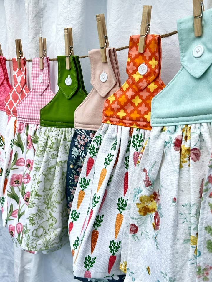 Holiday Variety Pack keukenhanddoek met knoopsluiting voor wholesale door Lavishly Vintage