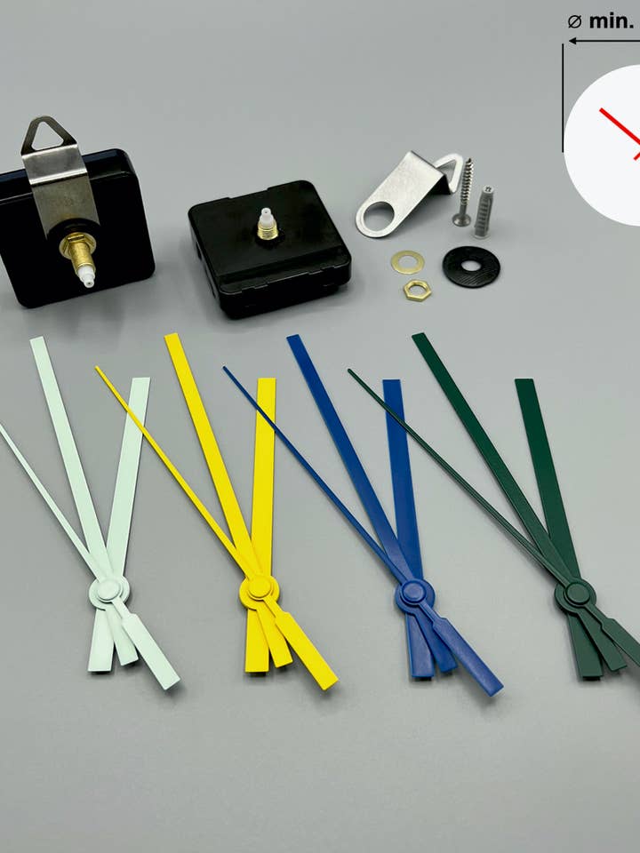 Urværk #1 inkl. kvartsurværk for engroshandel hos Klokkz