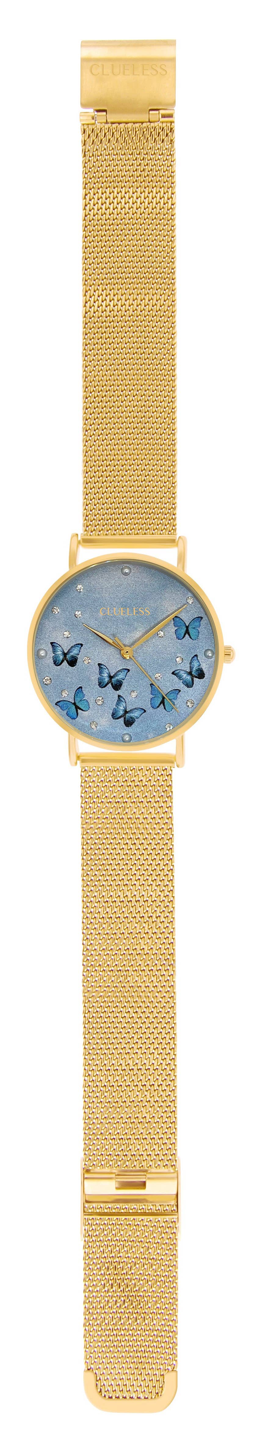 Clueless - Vente Montre – femme - MONTRE FEMME CLUELESS -ACIER MESH DORE/DORE |BCL10624-1002