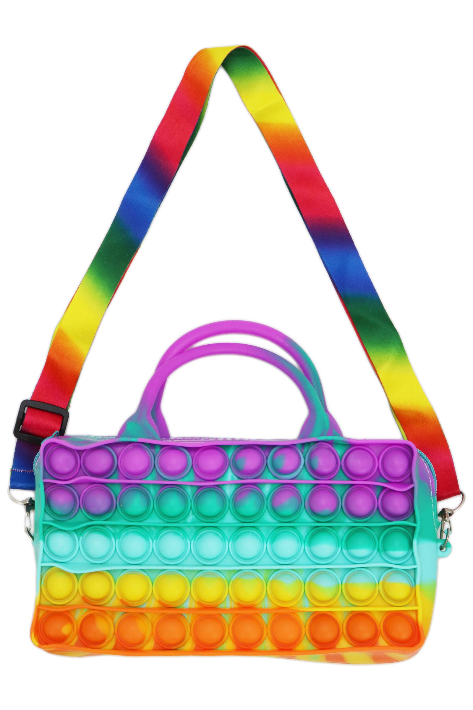 Rainbow Pride Silicone Crossbody Clutch Purse Bag for wholesale on Faire1