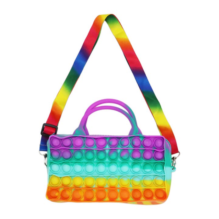 Rainbow Pride Silicone Crossbody Clutch Purse Bag for wholesale on Faire1