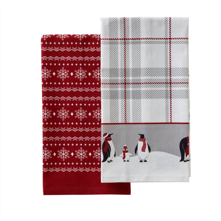 Artic March Cotton Print 2pc Toalha de Cozinha por atacado de SKL HOME
