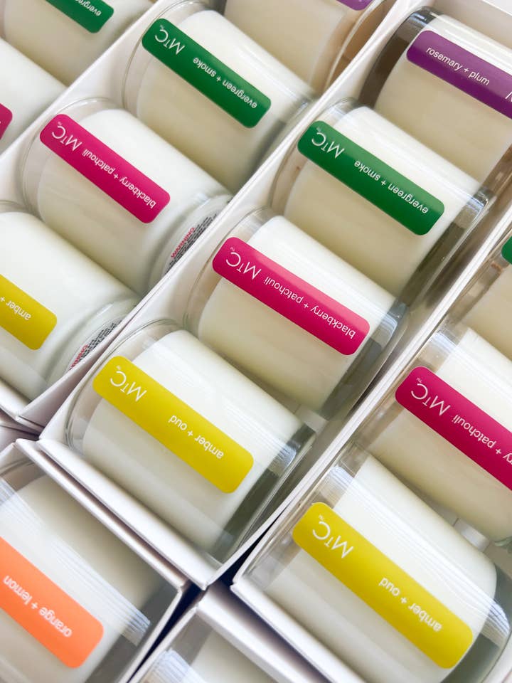 Votive Candle Sampler - 4 Pack Discovery Gift Set for wholesale by momMY TIME candle co.