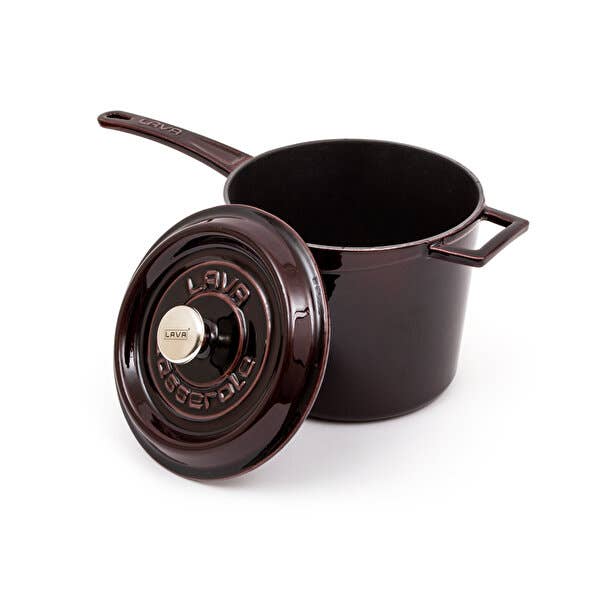 Biggbrands - Wholesale Saucepan - LAVA Premium Round Cast Iron Saucepan 18 cm1