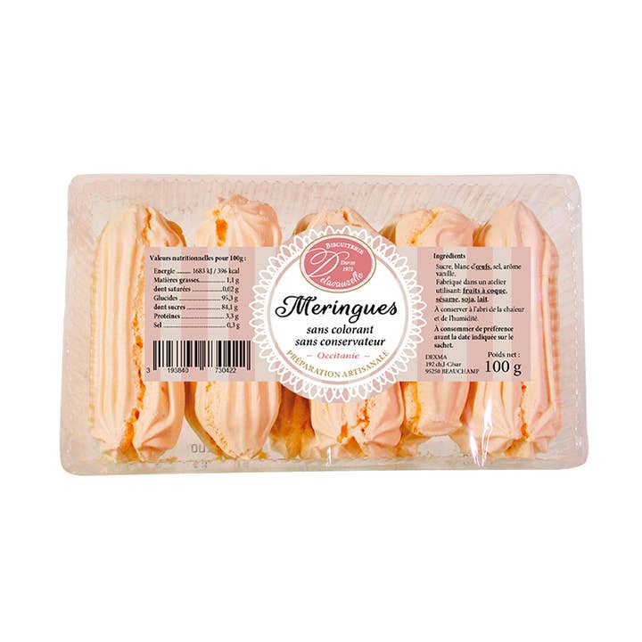 Meringue oude tray 100 g - Delavauzelle - ref 73042 voor wholesale door Delavauzelle
