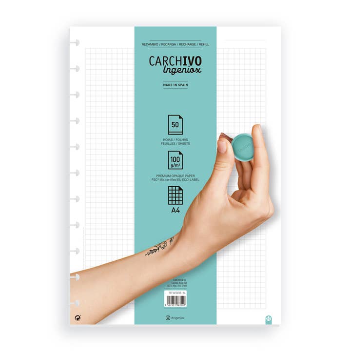 CARCHIVO - Wholesale Notepad - Premium Paper Refills for INGENIOX® - Pack of 10