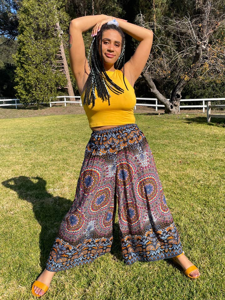 Zig Zag Asian Collection - Wholesale Pants - Women's - Shiva Mandala Pants11