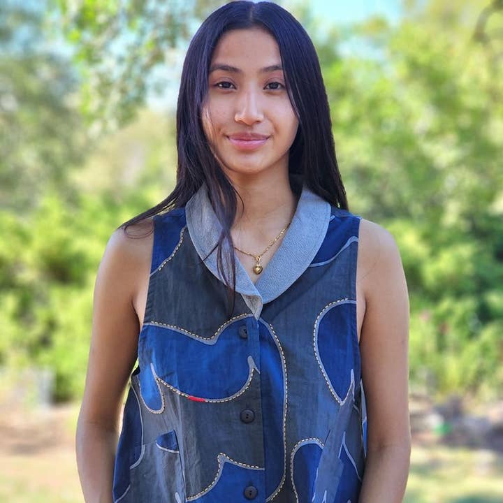 VJ-17004 Gilet-Nuvole-Blu per la vendita all'ingrosso da parte di YAZA