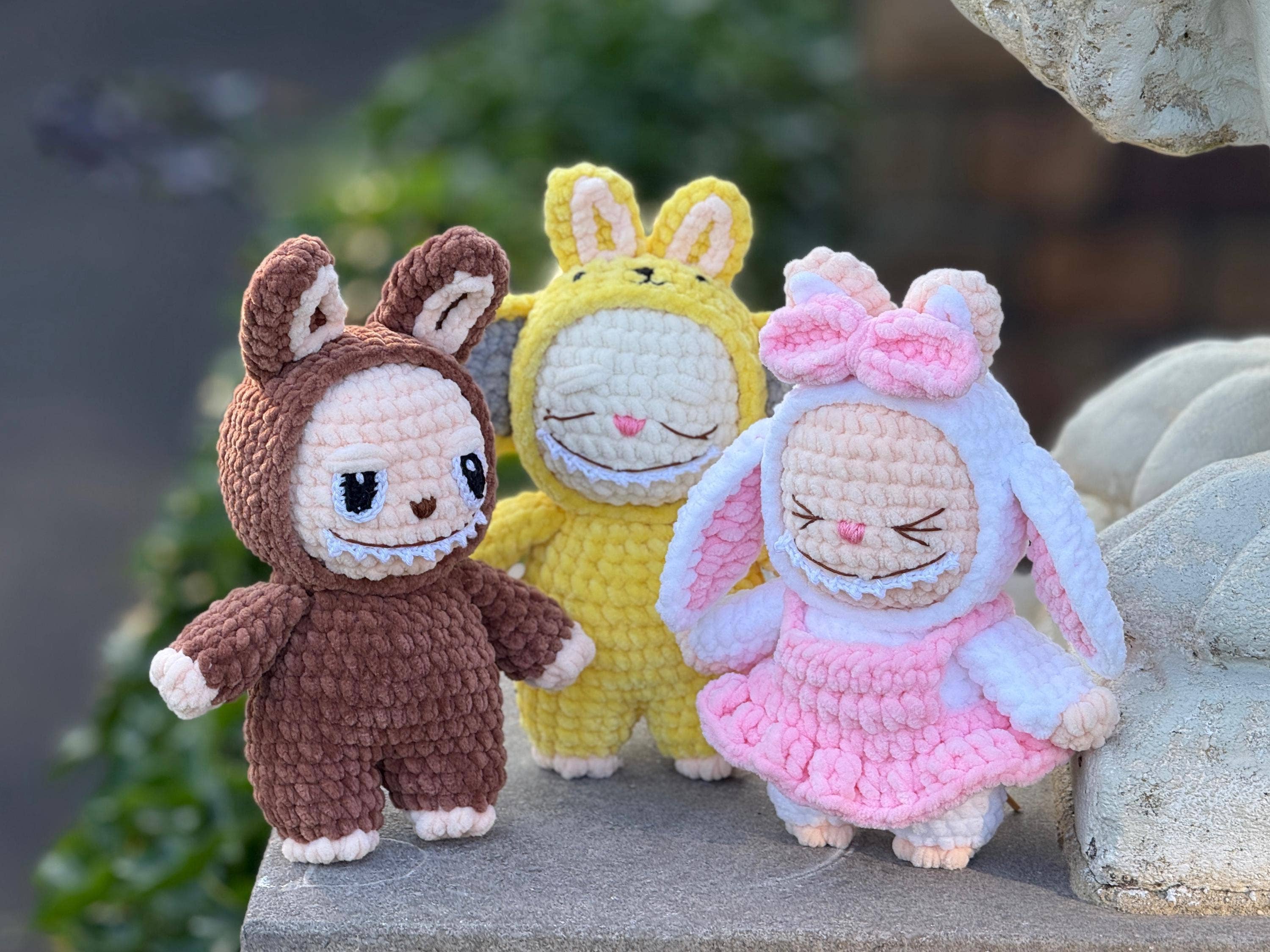 TOMOPOD LLC - Wholesale Stuffed/Plush Toy - Kids & Baby - Crochet Funny Labubu, Labubu Doll Decor Table, Cute Gift1