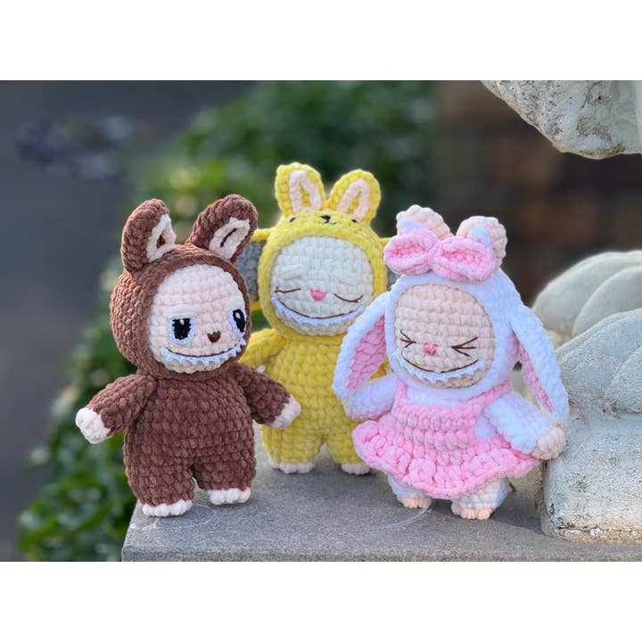 TOMOPOD LLC - Wholesale Stuffed/Plush Toy - Kids & Baby - Crochet Funny Labubu, Labubu Doll Decor Table, Cute Gift1