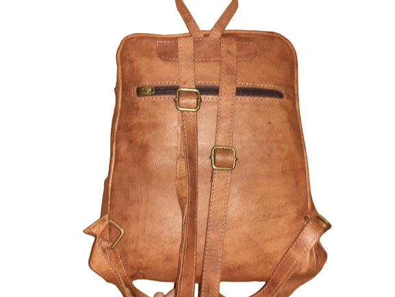 Hecho a mano - Wholesale Backpack - Women's - Marrakech Colegial Double Pocket Backpack2