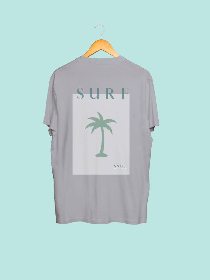 SNOC - Wholesale Screen Printed T-Shirt - Unisex - SNOC SURF T-SHIRT 199411