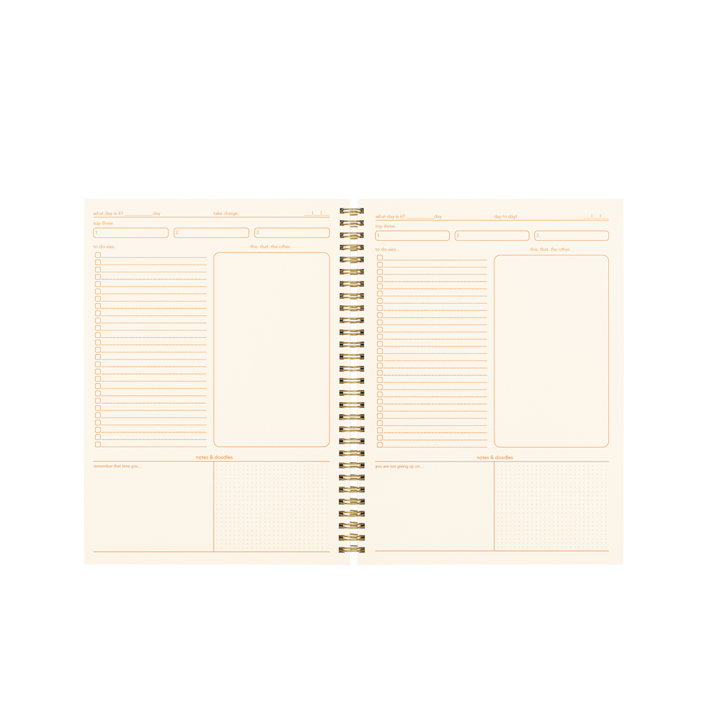 Talking Out of Turn - Wholesale Notebook - Flower Power Notebook2