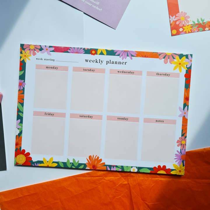A4 Weekly Planner for wholesale by Studio Marie Prints
