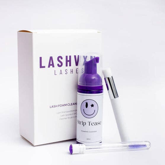 Strip Tease Foaming Cleanser for wholesale by LashVxn Lashes