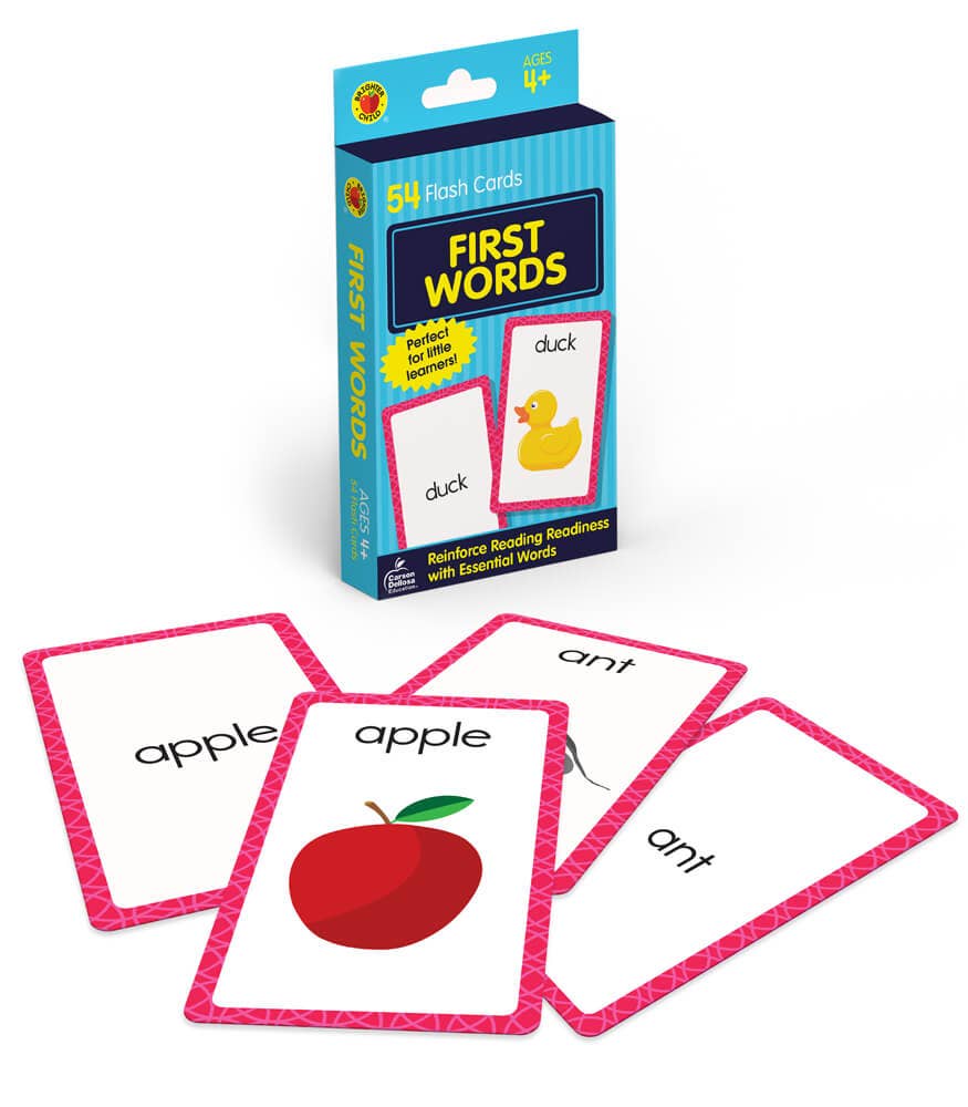 Carson Dellosa Education - Wholesale Learning Cards - Kids & Baby - First Words Flash Cards0