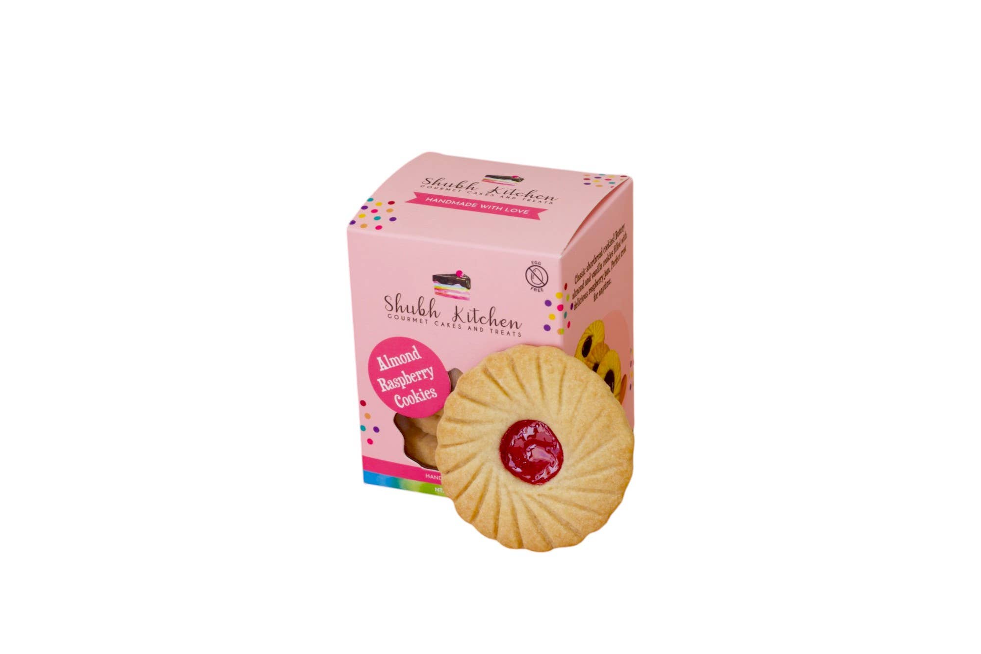 Shubh Kitchen LLC - Wholesale Cookie - Almond Raspberry Cookies1