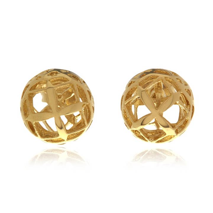 Boucles d'oreilles Mini Sphere pour la vente par Georgina Jewelry