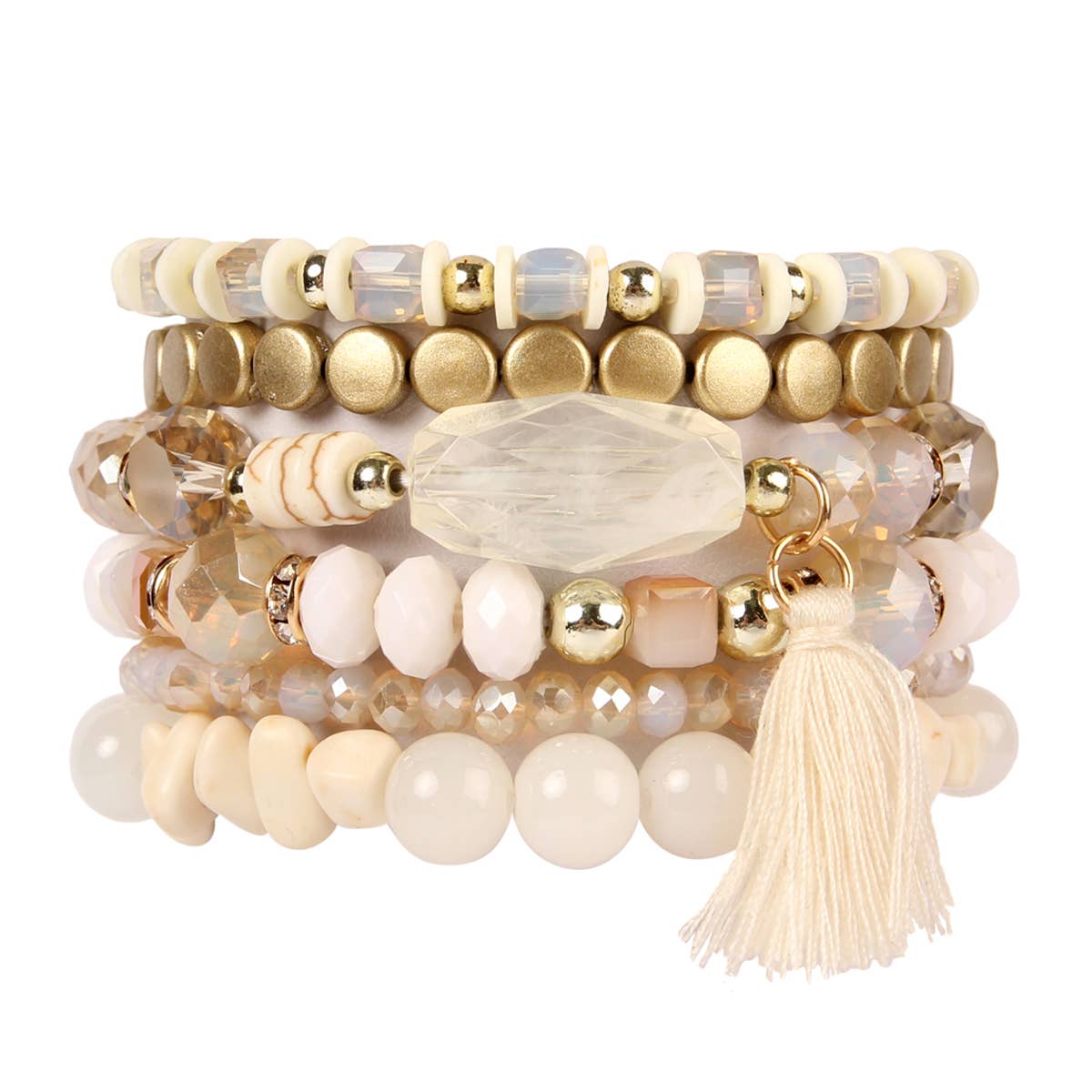 MYS Wholesale Inc - Wholesale Beaded Bracelet - Boho Charm Tassel Bracelet8