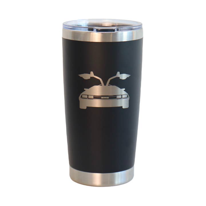 Travel Mug - Delorean for wholesale by Detroit Shirt Co.