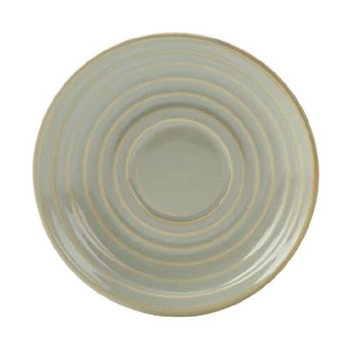 EcoQuality - Wholesale Saucer - 5 7/8" Saucer Porcelain Earthy Tone0
