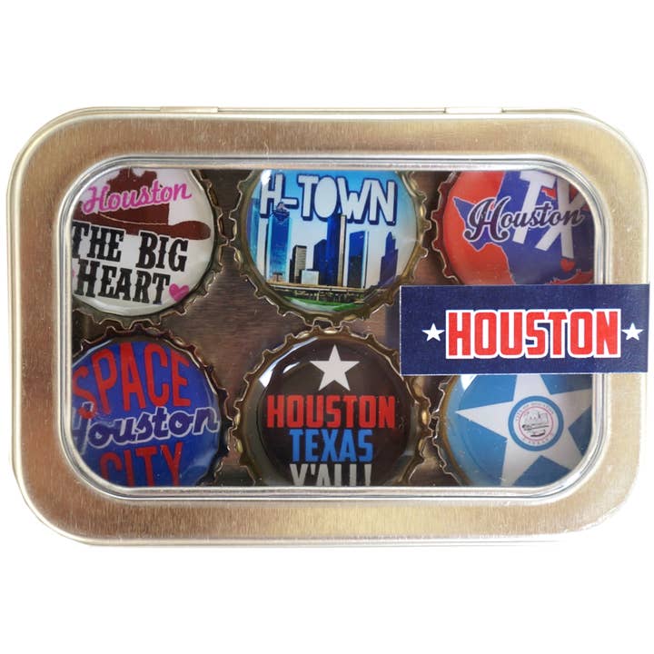 Houston, Texas Magnets for wholesale by Kate's Magnets