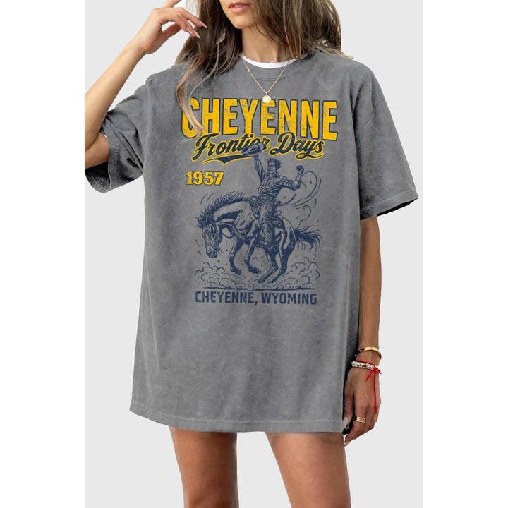 HRTandLUV - Wholesale T-Shirt (Graphic) - Women's - CHEYENNE OVERSIZED MINERAL GRAPHIC TEE1