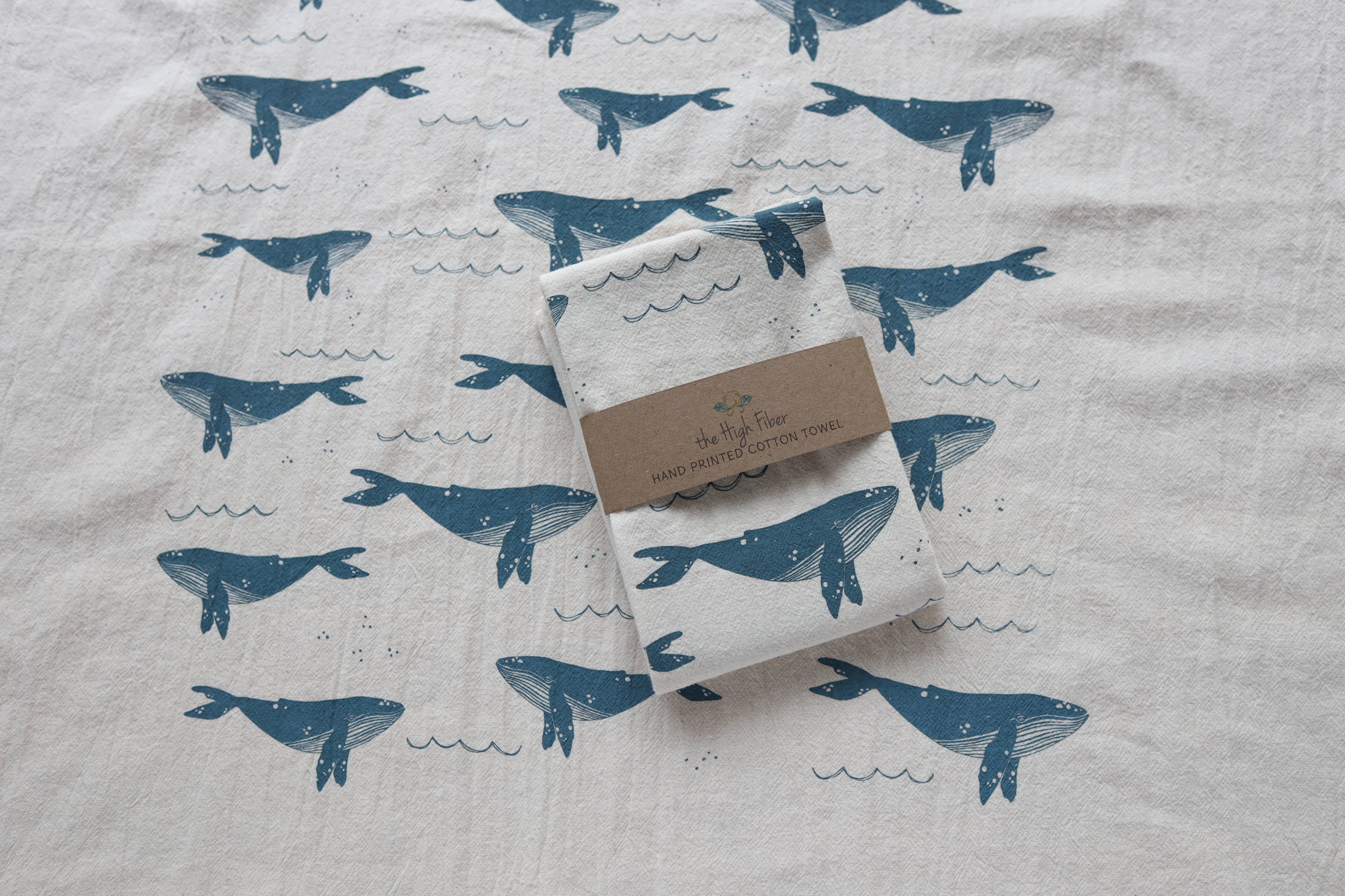 The High Fiber - Vente Torchons - *NOUVEAU* Torchons de Cuisine Baleine, Décor de Cuisine Côtier6