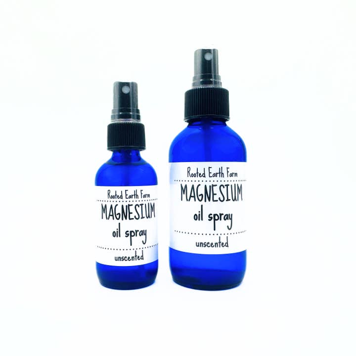 Rooted Earth Farm + Apothecary - Wholesale Pain Relief Spray/Cream - Unscented Magnesium Oil Spray - 2 Size Options