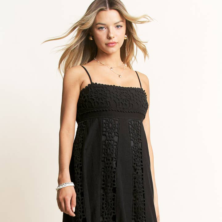 Hersy - Wholesale Dress - Women's - CROCHET MAXI DRESS-HED0017