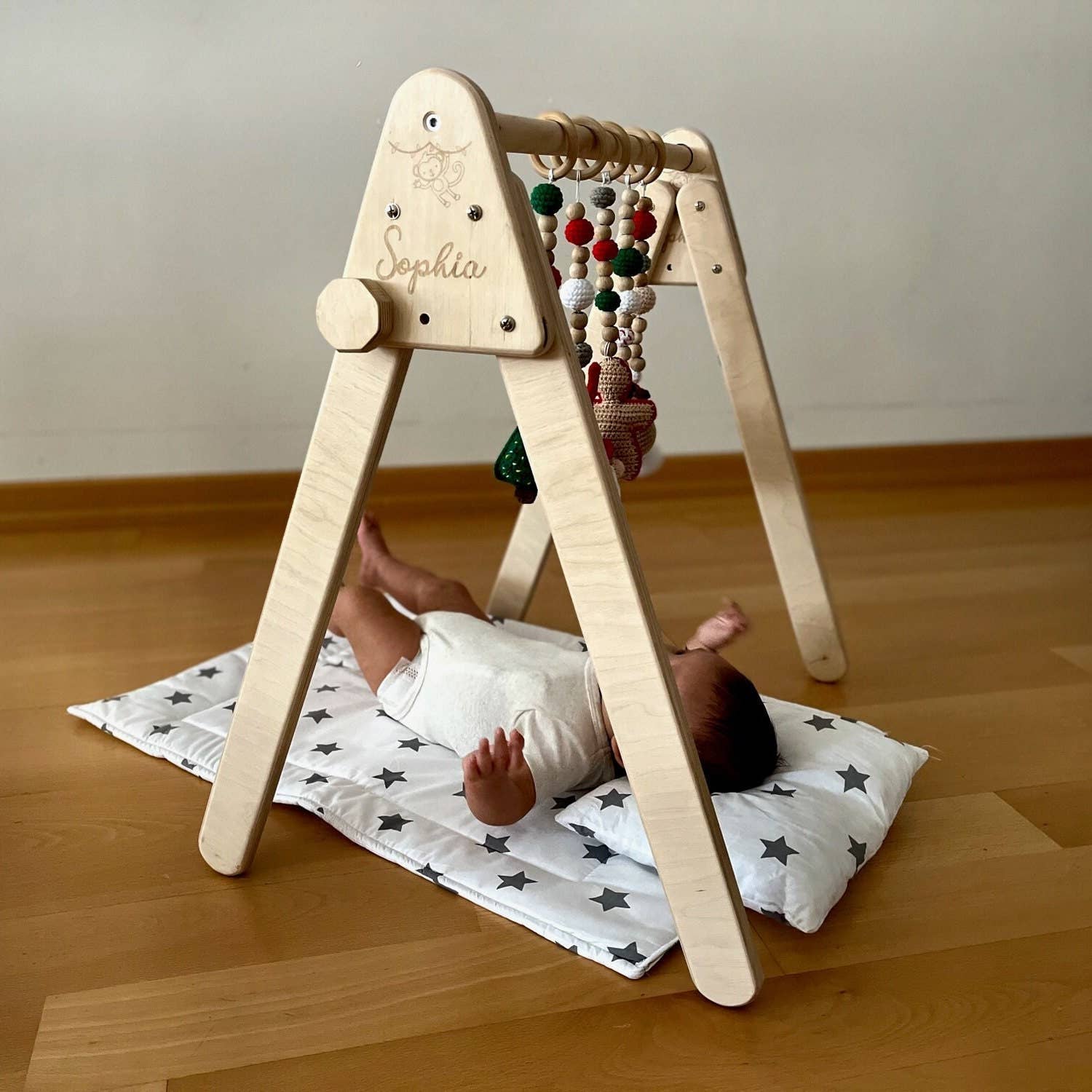 kidodido - Wholesale Wood Toy - Kids - Montessori Baby Play Gym For Toddler6