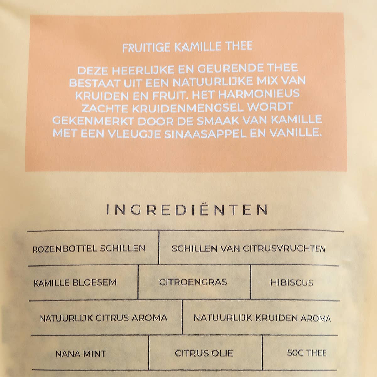 ARELO - Wholesale Loose Tea - Fruity Chamomile Tea - Lotus - 50 grams1