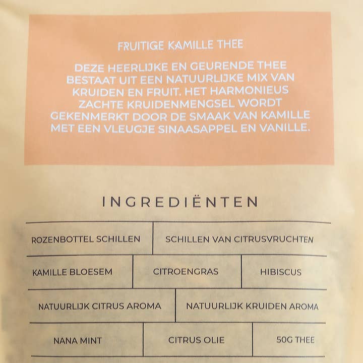 ARELO - Wholesale Loose Tea - Fruity Chamomile Tea - Lotus - 50 grams1