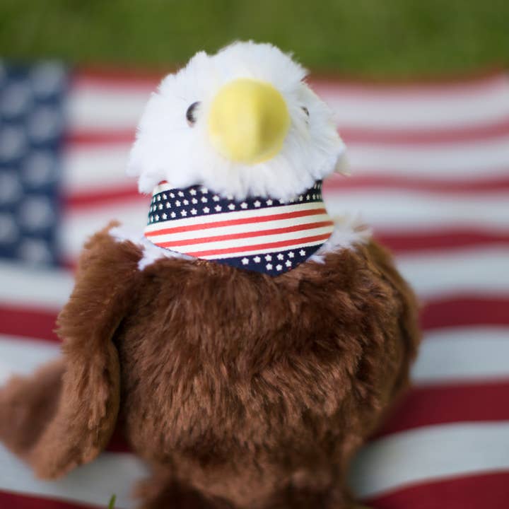 Plushland - Wholesale Stuffed/Plush Toy - Kids & Baby - American Eagle 8" - Patriotic Plush Stuffed Animal1