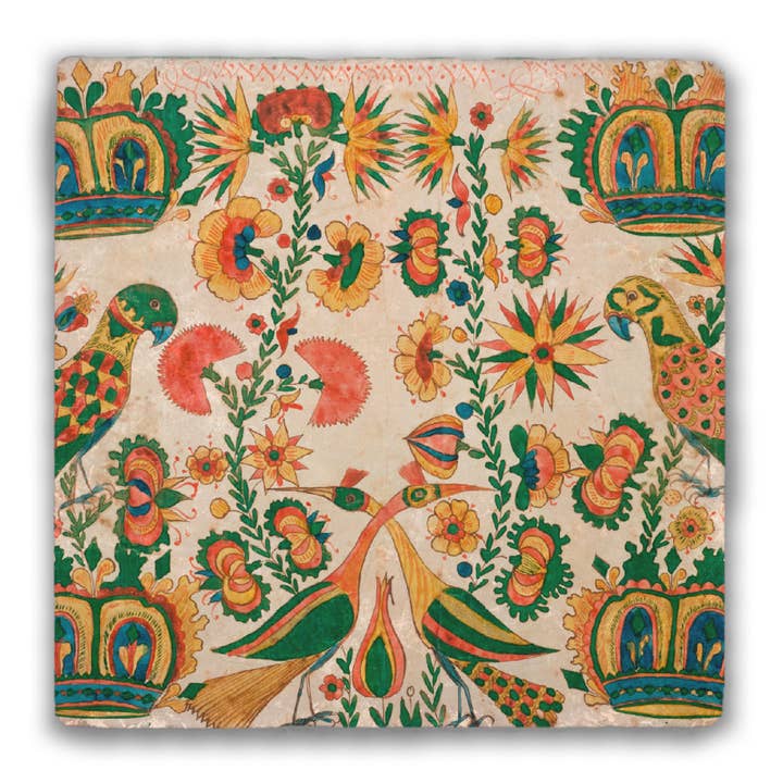 Sous-verre en pierre dégringolée de l'art populaire américain pour la vente par Nelson Gifts Wholesale