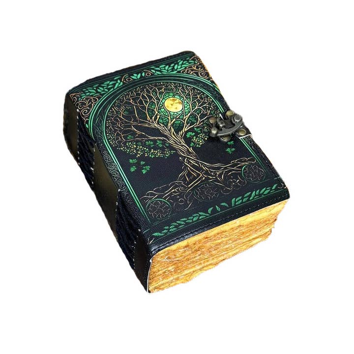 Billion Brothers - Wholesale Journal Cover - Tree of Life Leather Journal Travel Celtic Book Grimoire4